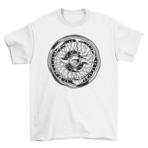Car Wheel Rim T-shirt Design