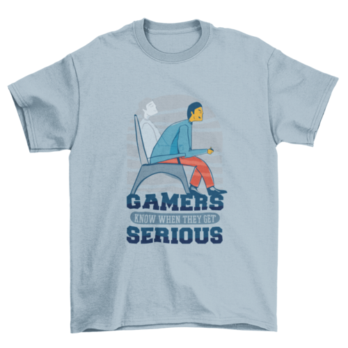 Serious gamers t-shirt