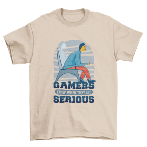 Serious gamers t-shirt