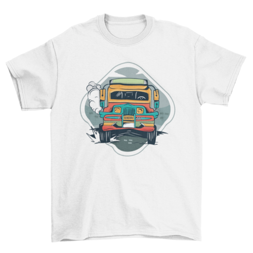 Bus car t-shirt