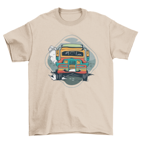 Bus car t-shirt