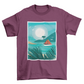 Watercolor beach t-shirt design