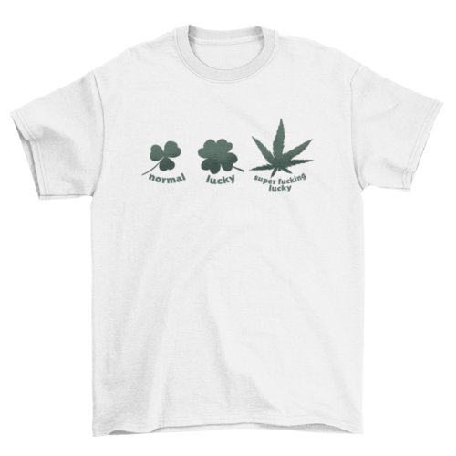 Hemp Leaf Funny T-shirt Design