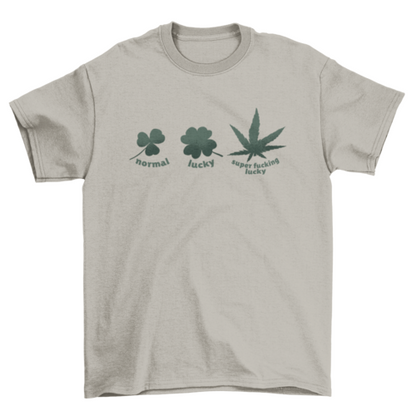 Hemp Leaf Funny T-shirt Design