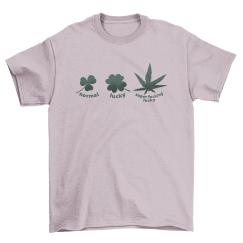 Hemp Leaf Funny T-shirt Design
