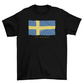 Sweden Grunge Flag T-shirt