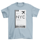NYC Plane Ticket T-shirt