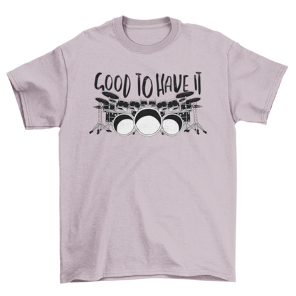 Drum set t-shirt
