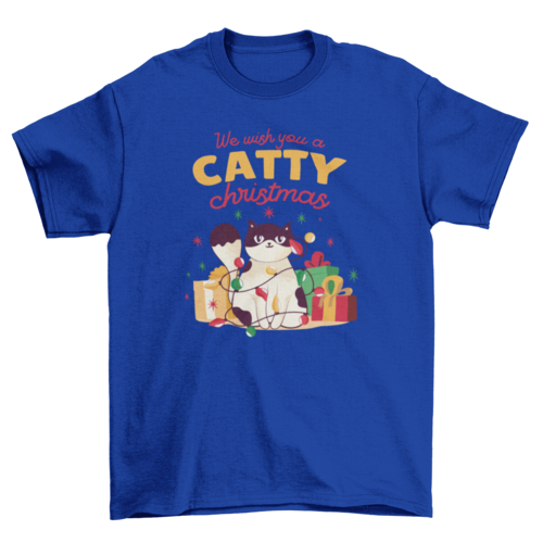 Catty christmas t-shirt