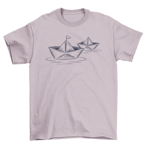Paper boats t-shirt