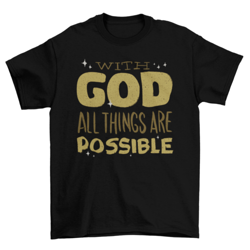 With god t-shirt