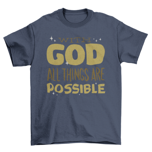 With god t-shirt