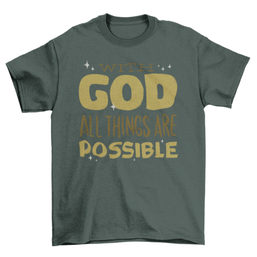 With god t-shirt