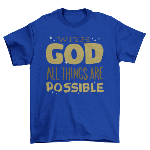 With god t-shirt