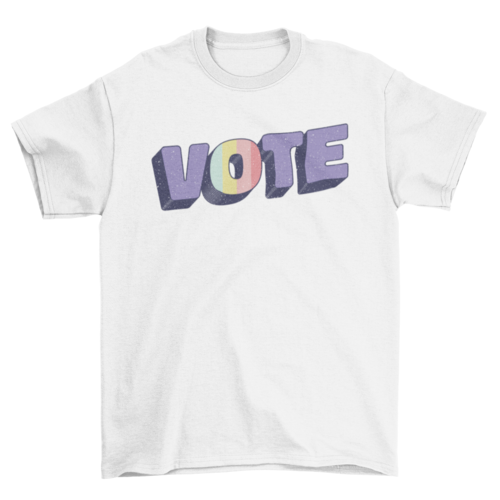 Vote quote t-shirt
