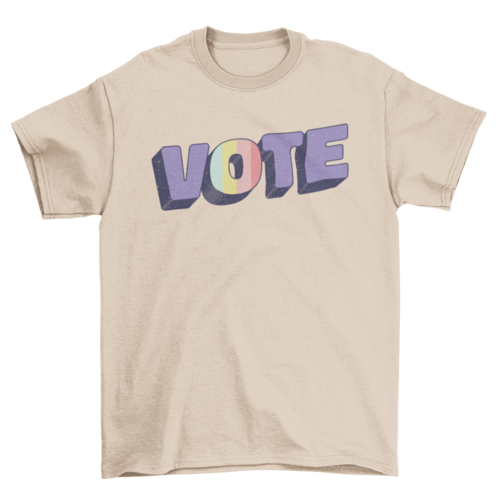 Vote quote t-shirt