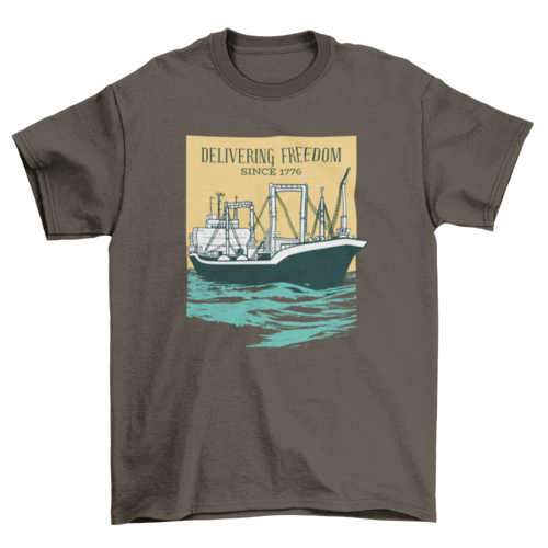 Cargo ship t-shirt