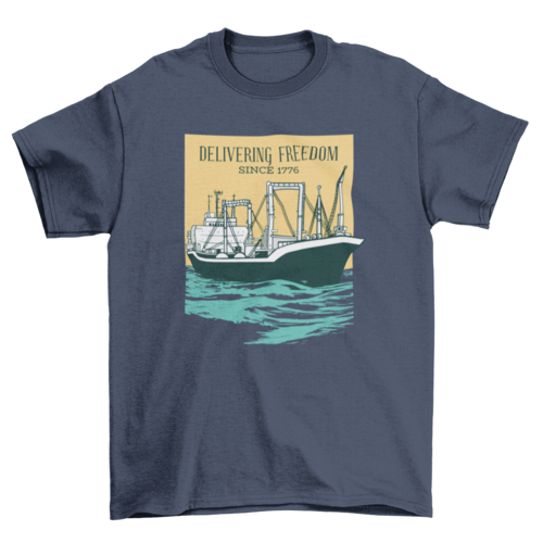 Cargo ship t-shirt