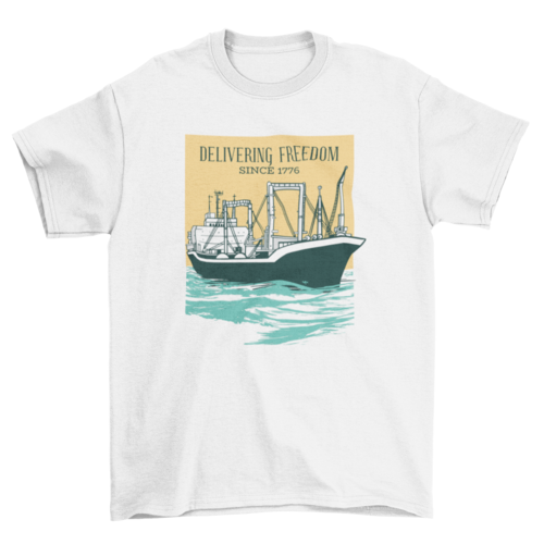 Cargo ship t-shirt