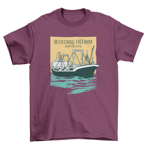 Cargo ship t-shirt