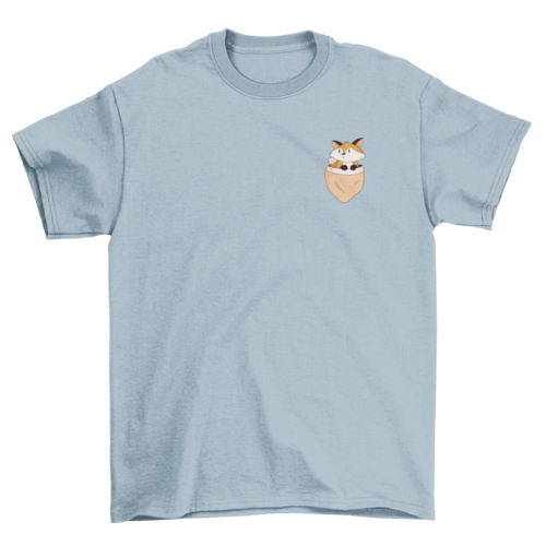 Pocket fox t-shirt