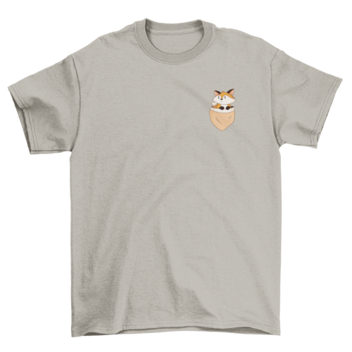 Pocket fox t-shirt