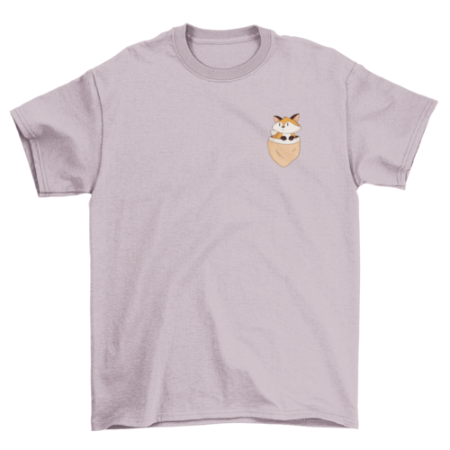 Pocket fox t-shirt