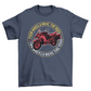 Cool motorbike with quote "Four wheels move the body two wheels move