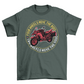 Cool motorbike with quote "Four wheels move the body two wheels move