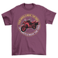 Cool motorbike with quote "Four wheels move the body two wheels move