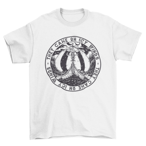 Viking ship t-shirt