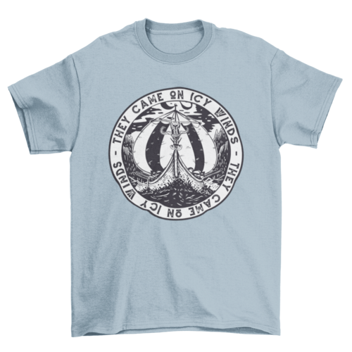 Viking ship t-shirt