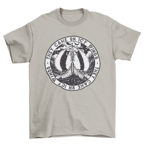 Viking ship t-shirt