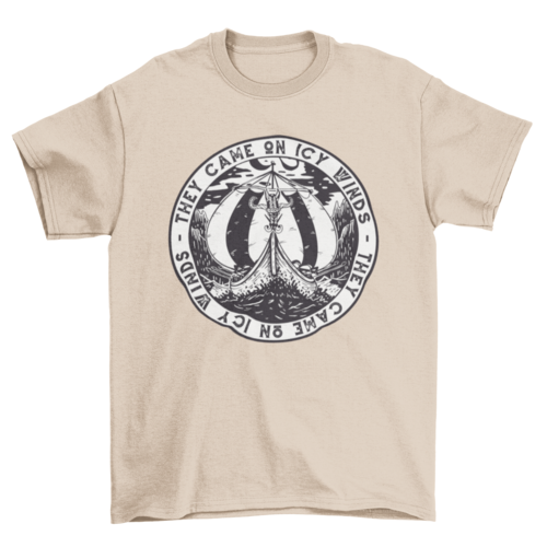 Viking ship t-shirt
