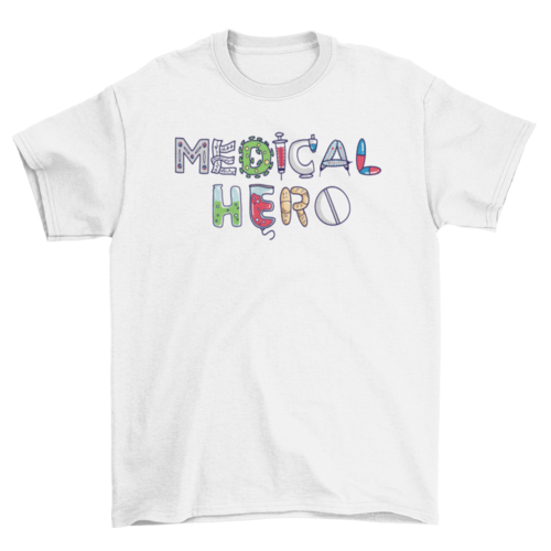 Medical hero t-shirt design