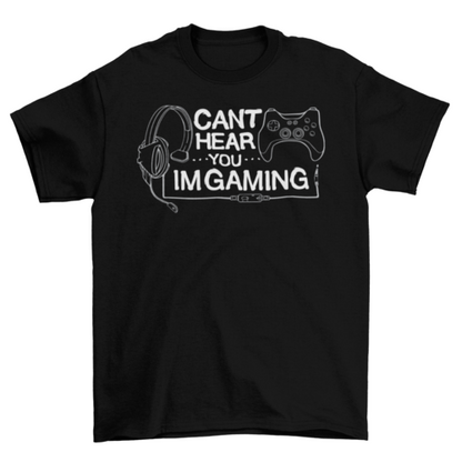 Headphones joystick t-shirt