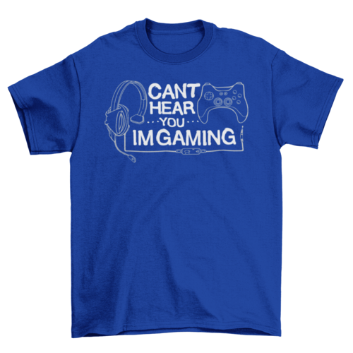 Headphones joystick t-shirt