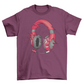 Glitchy headphones t-shirt