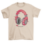 Glitchy headphones t-shirt