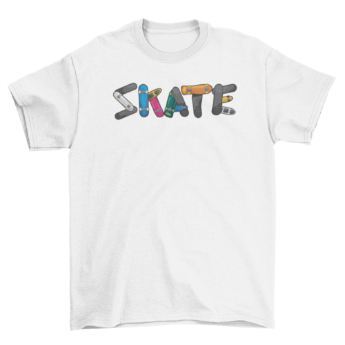 Skate quote t-shirt