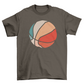 Retro sunset basketball t-shirt
