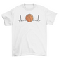 Basketball heartbeat t-shirt
