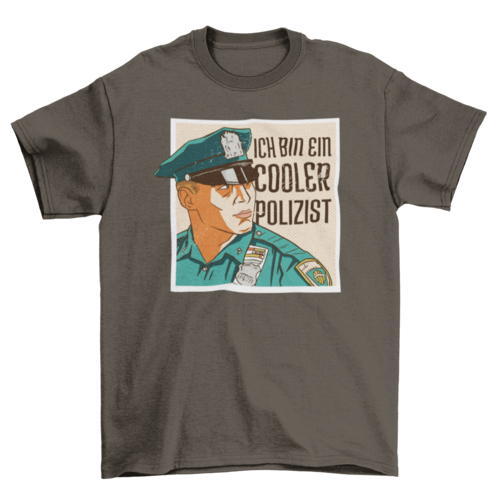 Cool cop German t-shirt