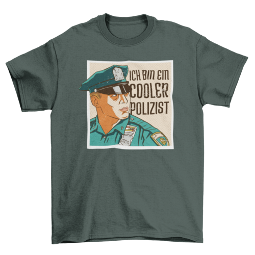 Cool cop German t-shirt
