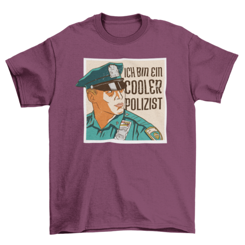Cool cop German t-shirt