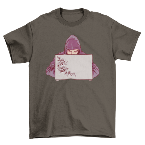 Hacker man t-shirt