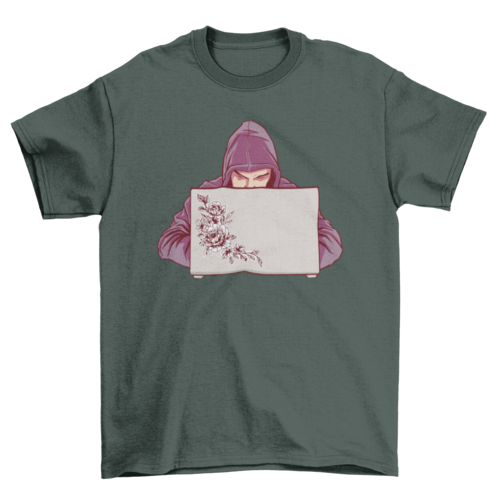 Hacker man t-shirt