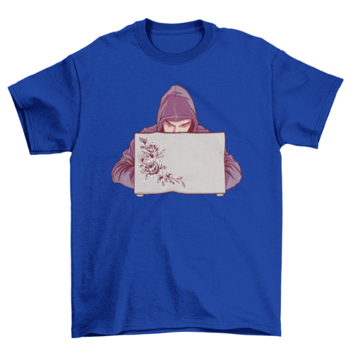 Hacker man t-shirt