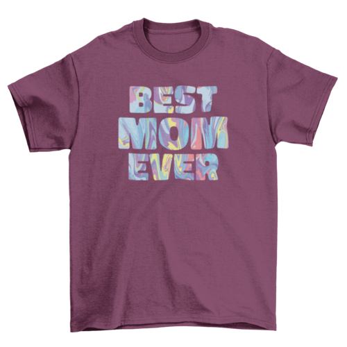 Mothers day best mom tye dye t-shirt