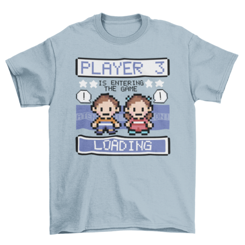 Pixel art game characters t-shirt
